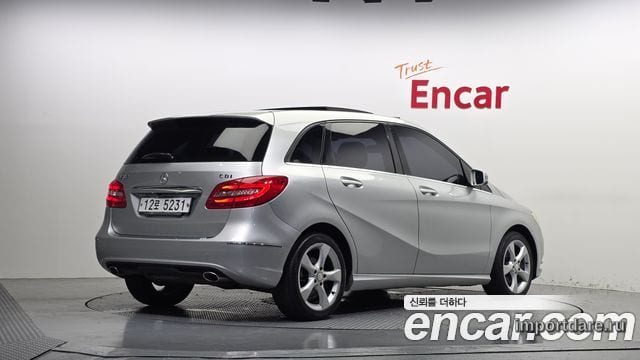 MERCEDES-BENZ B-CLASS W246 2013 — 164 244 км, серебристый, Корея — под ключ — фото 2