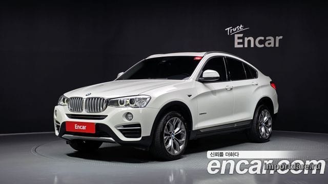 BMW X4 2015 — 165 575 км, белый, Корея — под ключ — фото 1