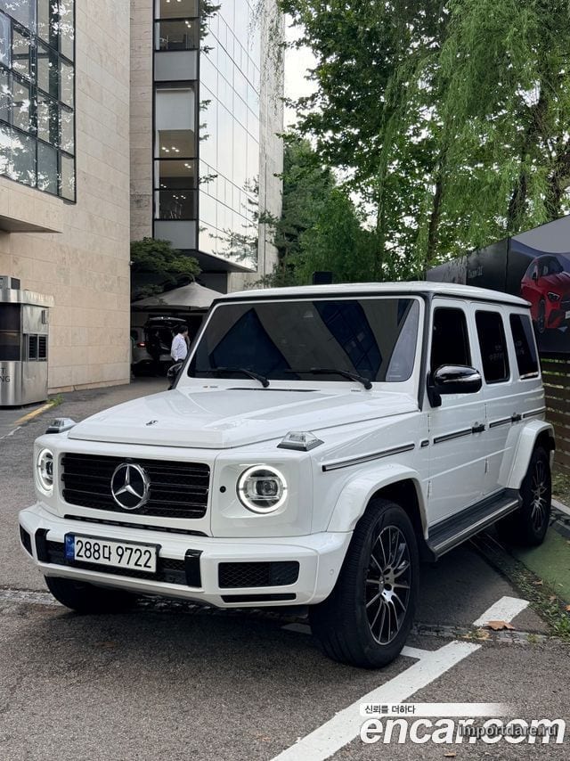 MERCEDES-BENZ G-CLASS W463B 2023 — 20 944 км, белый, Корея — под ключ — фото 1