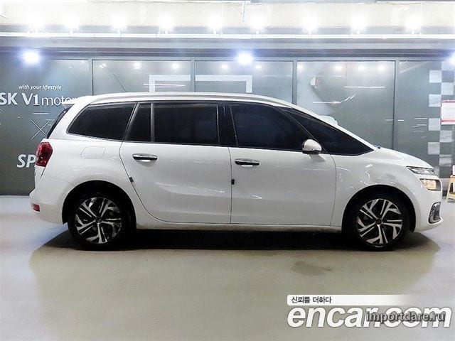 CITROEN GRAND C4 PICASSO 2017 — 234 437 км, белый, Корея — под ключ — фото 3