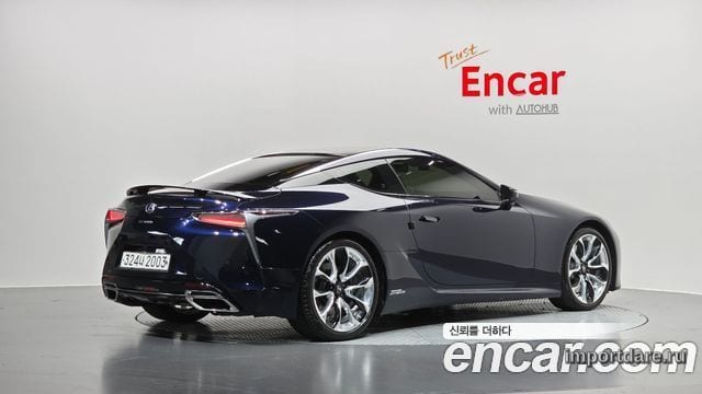 LEXUS LC 2018 — 46 944 км, синий, Корея — под ключ — фото 2