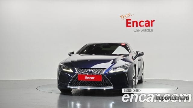 LEXUS LC 2018 — 46 944 км, синий, Корея — под ключ — фото 3