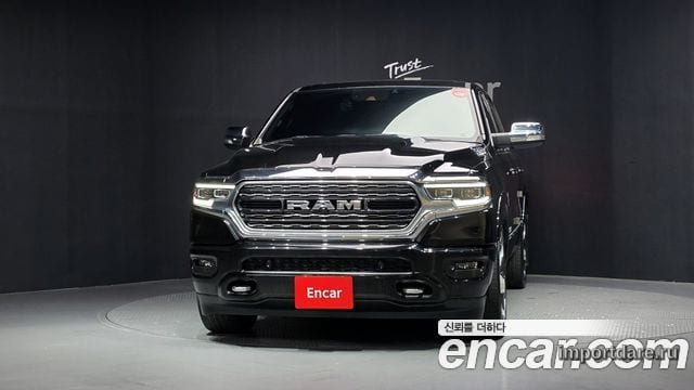 DODGE RAM PICKUP 2019 — 80 881 км, чёрный, Корея — под ключ — фото 3