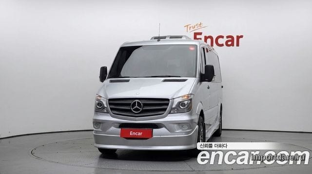 MERCEDES-BENZ SPRINTER 2015 — 14 595 км, серебристый, Корея — под ключ — фото 3