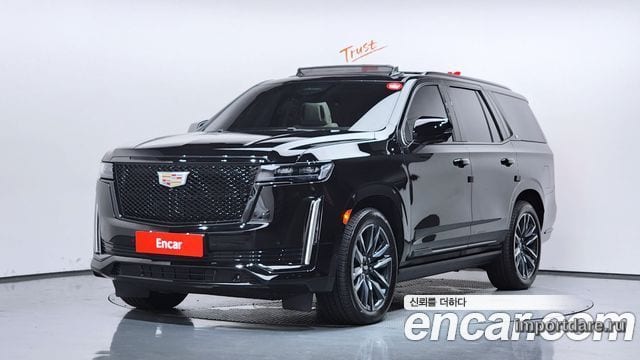 CADILLAC ESCALADE 2021 — 56 947 км, чёрный, Корея — под ключ — фото 1