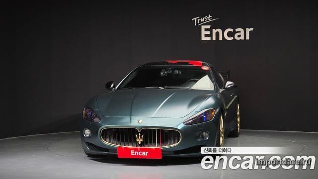 MASERATI GRANTURISMO 2009 — 53 946 км, тёмно-зелёный, Корея — под ключ — фото 3