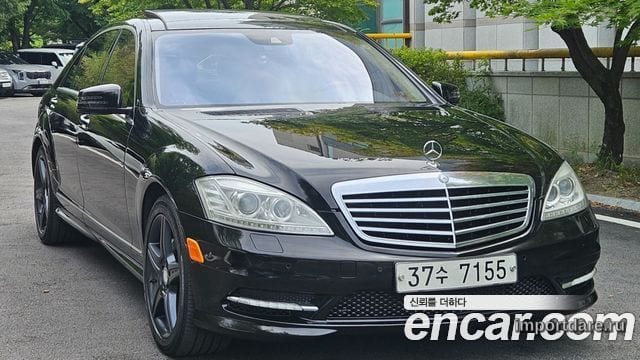 MERCEDES-BENZ S-CLASS W221 2010 — 216 182 км, чёрный, Корея — под ключ — фото 2