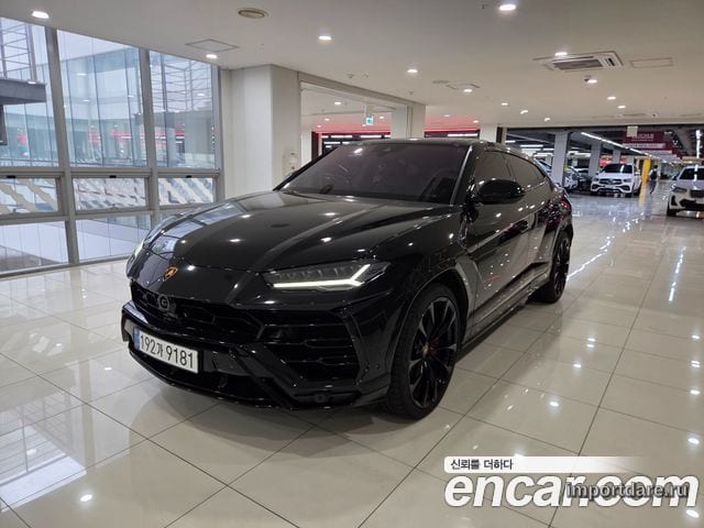 LAMBORGHINI URUS 2021 — 43 300 км, жёлтый, Корея — под ключ — фото 1