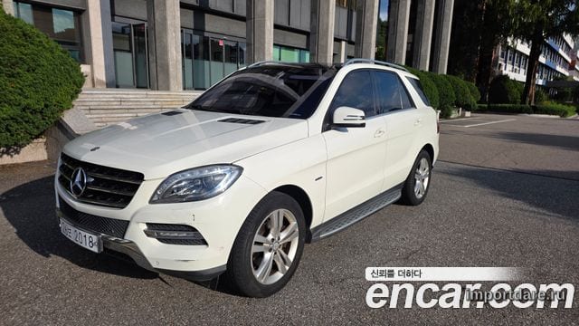 MERCEDES-BENZ M-CLASS W166 2012 — 165 000 км, белый, Корея — под ключ — фото 1