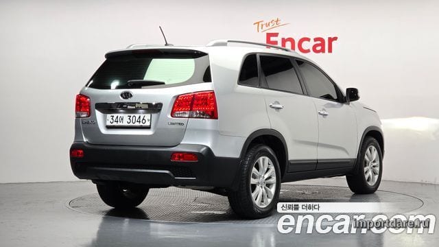 KIA SORENTO R 2012 — 89 830 км, серебристый, Корея — под ключ — фото 2