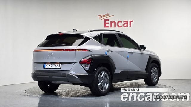 HYUNDAI KONA HYBRID 2026 — 24 207 км, серебристо-серый, Корея — под ключ — фото 2