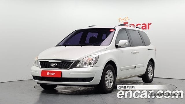 KIA CARNIVAL R 2013 — 312 713 км, белый, Корея — под ключ — фото 1