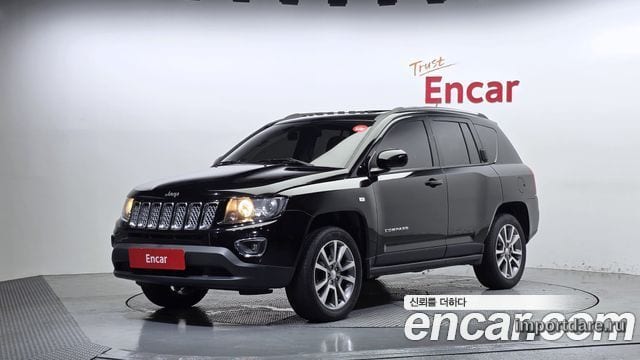 JEEP COMPASS 2017 — 189 391 км, чёрный, Корея — под ключ — фото 1