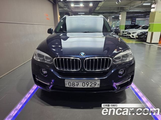 BMW X5 2016 — 223 458 км, синий, Корея — под ключ — фото 3