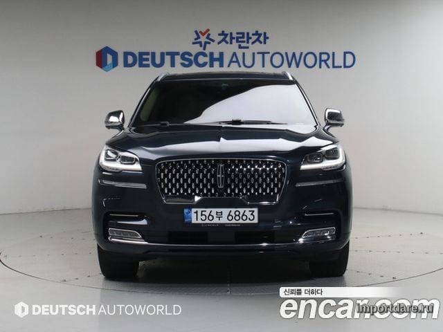 LINCOLN AVIATOR 2021 — 79 700 км, тёмно-зелёный, Корея — под ключ — фото 3