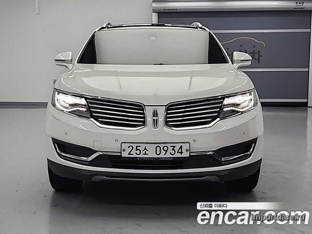 LINCOLN MKX 2016 — 118 134 км, белый, Корея — под ключ — фото 1