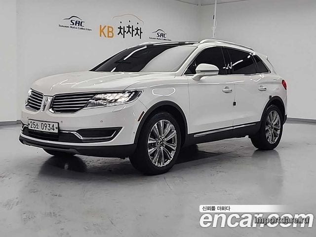 LINCOLN MKX 2016 — 118 134 км, белый, Корея — под ключ — фото 2