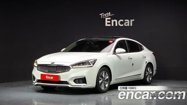 KIA K7 HYBRID 2017 — 232 025 км, белый, Корея — под ключ — фото 1