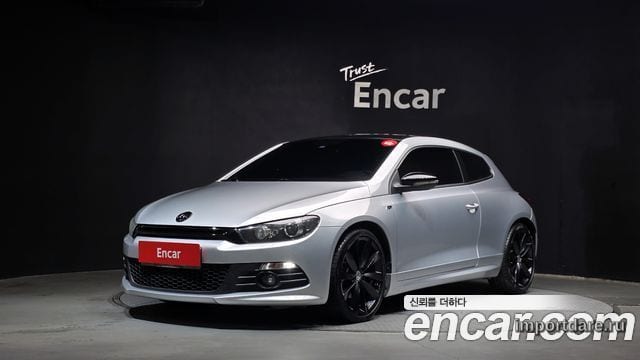 VOLKSWAGEN SCIROCCO 2013 — 145 247 км, серебристый, Корея — под ключ — фото 1