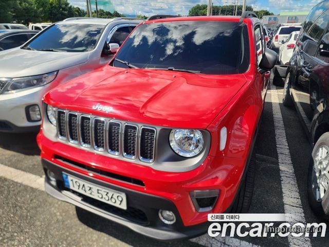 JEEP RENEGADE 2021 — 47 732 км, красный, Корея — под ключ — фото 1
