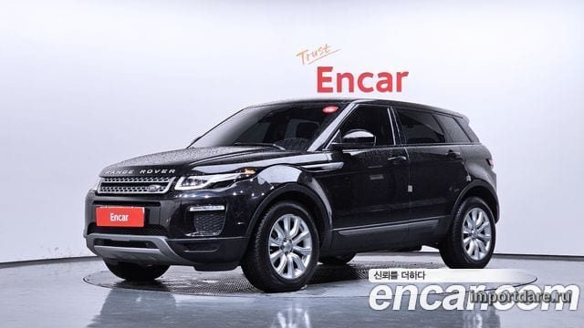 LAND ROVER RANGE ROVER EVOQUE 2018 — 198 073 км, чёрный, Корея — под ключ — фото 1