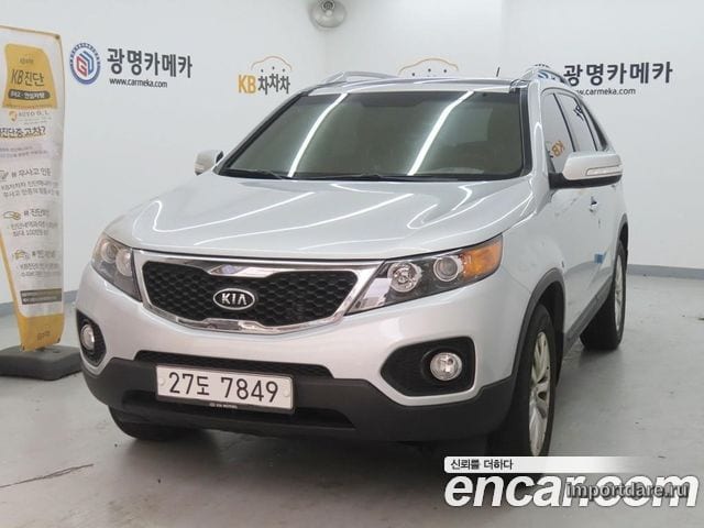 KIA SORENTO R 2011 — 106 318 км, серебристый, Корея — под ключ — фото 2