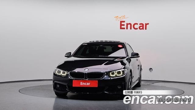BMW 4 SERIES 2018 — 191 996 км, чёрный, Корея — под ключ — фото 3