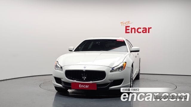 MASERATI QUATTROPORTE 2016 — 89 955 км, белый, Корея — под ключ — фото 3