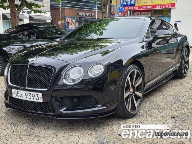 BENTLEY CONTINENTAL 2015 — 141 280 км, чёрный, Корея — под ключ — фото 1