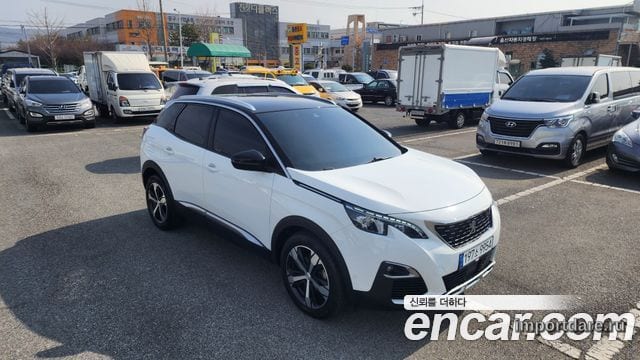 PEUGEOT 3008 2019 — 75 259 км, белый, Корея — под ключ — фото 1