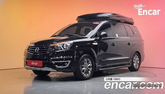 KGM KORANDO TURISMO 2018 — 84 885 км, чёрный, Корея — под ключ — фото 2
