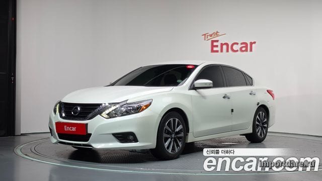 NISSAN ALTIMA 2017 — 82 363 км, белый, Корея — под ключ — фото 1