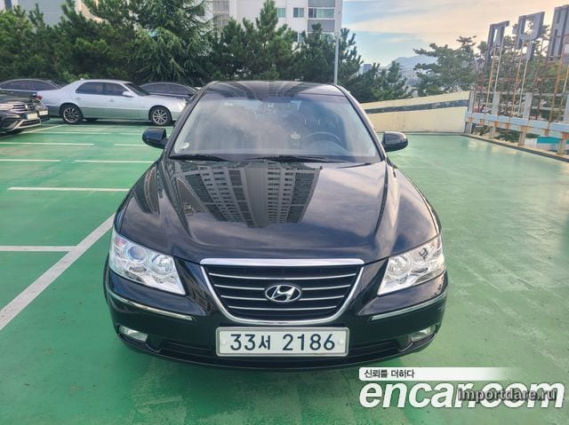 HYUNDAI SONATA TRANSFORM 2008 — 53 000 км, чёрный, Корея — под ключ — фото 1
