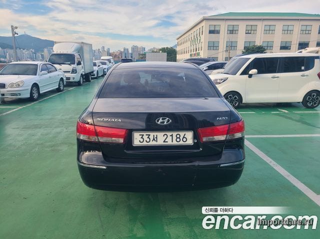 HYUNDAI SONATA TRANSFORM 2008 — 53 000 км, чёрный, Корея — под ключ — фото 4