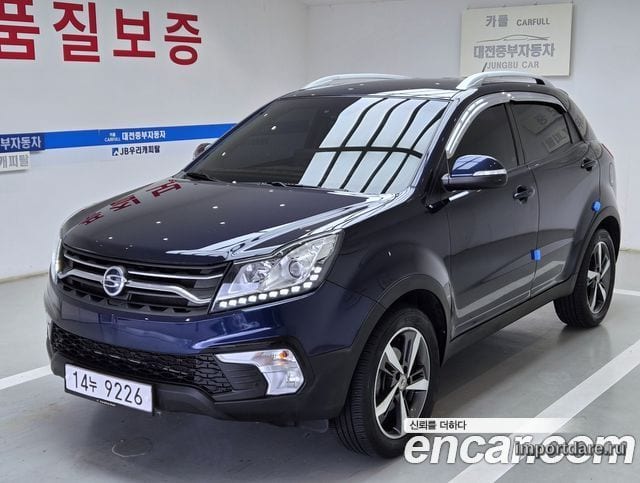 KGM STYLE KORANDO C 2018 — 204 499 км, синий, Корея — под ключ — фото 2