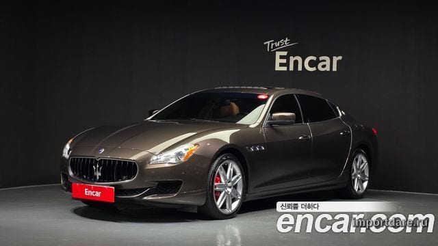 MASERATI QUATTROPORTE 2016 — 85 457 км, коричневый, Корея — под ключ — фото 1