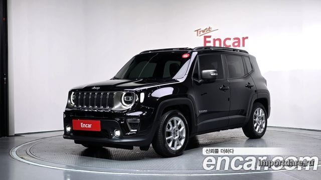 JEEP RENEGADE 2020 — 20 004 км, чёрный, Корея — под ключ — фото 1