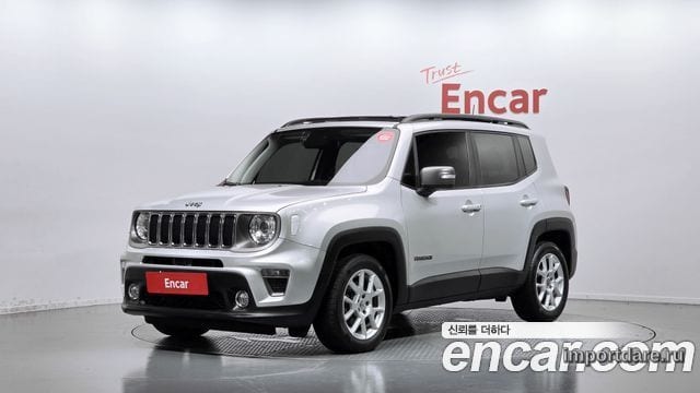 JEEP RENEGADE 2019 — 104 323 км, серебристый, Корея — под ключ — фото 1