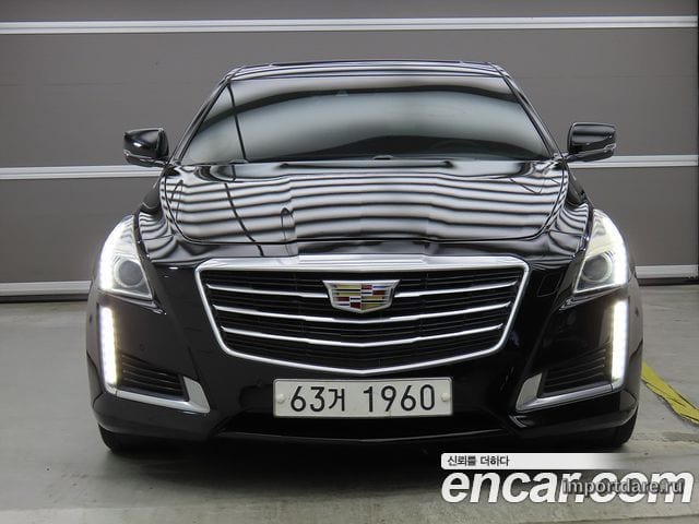 CADILLAC CTS 2015 — 135 306 км, чёрный, Корея — под ключ — фото 2