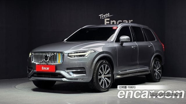 VOLVO XC90 2020 — 88 204 км, серебристо-серый, Корея — под ключ — фото 1