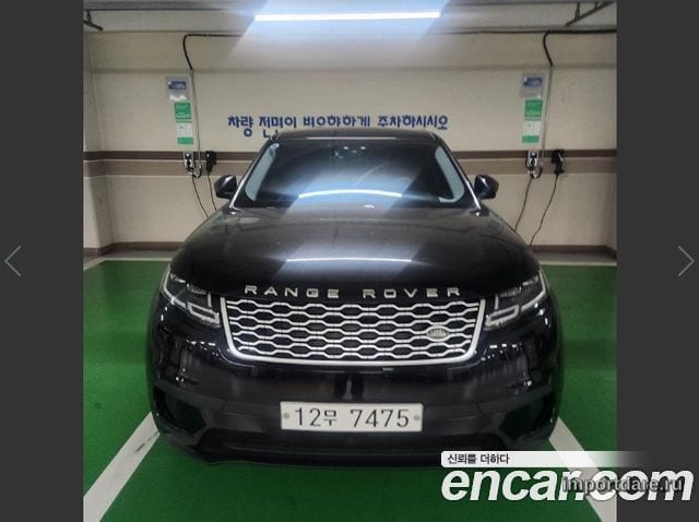 LAND ROVER RANGE ROVER VELAR 2018 — 108 508 км, чёрный, Корея — под ключ — фото 5