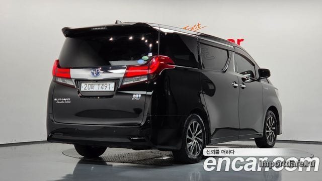 TOYOTA ALPHARD 2016 — 171 909 км, чёрный, Корея — под ключ — фото 1