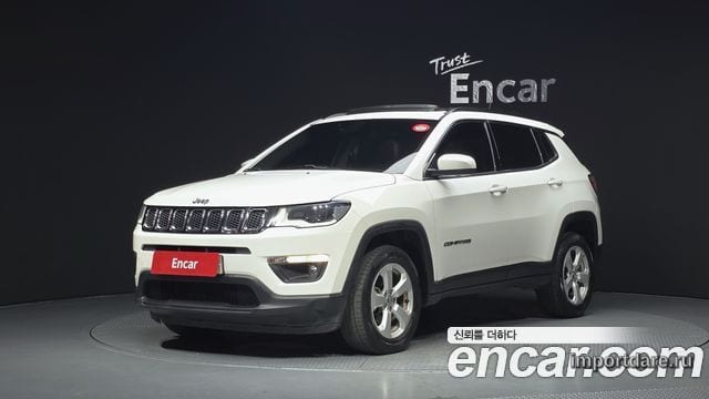 JEEP COMPASS 2019 — 176 830 км, белый, Корея — под ключ — фото 1