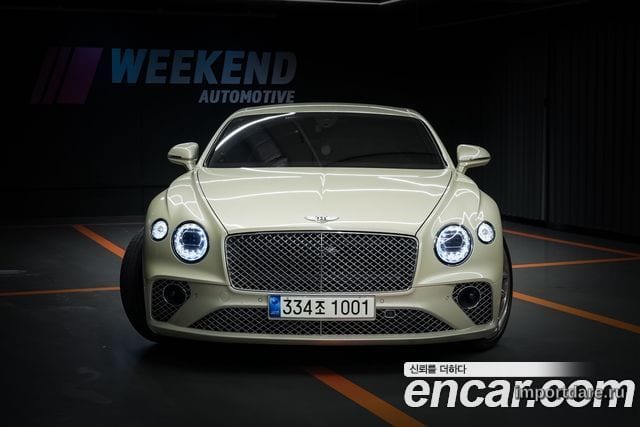 BENTLEY CONTINENTAL 2020 — 40 690 км, белый-перламутр, Корея — под ключ — фото 3