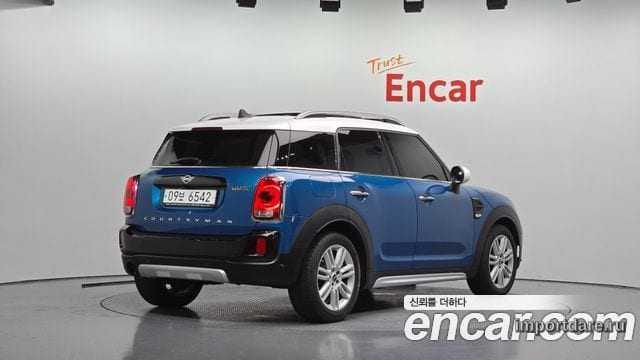 MINI COOPER COUNTRYMAN 2019 — 125 414 км, синий, Корея — под ключ — фото 1