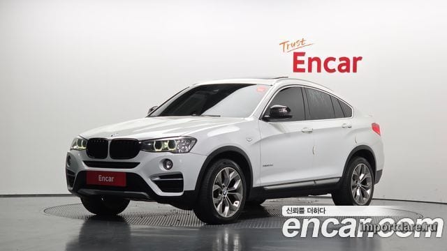 BMW X4 2017 — 251 085 км, белый, Корея — под ключ — фото 1