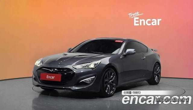 HYUNDAI GENESIS COUPE 2014 — 110 243 км, серый, Корея — под ключ — фото 2