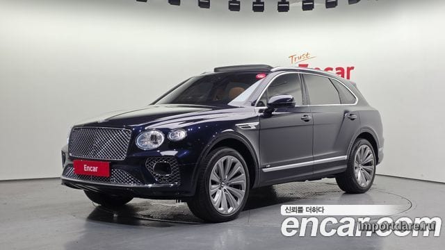BENTLEY BENTAYGA 2022 — 62 116 км, синий, Корея — под ключ — фото 1