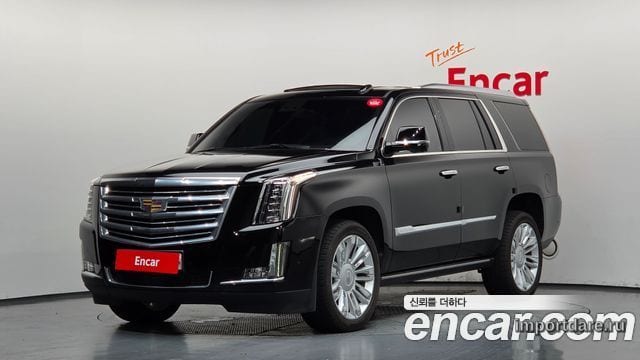 CADILLAC ESCALADE 2020 — 43 674 км, чёрный, Корея — под ключ — фото 1