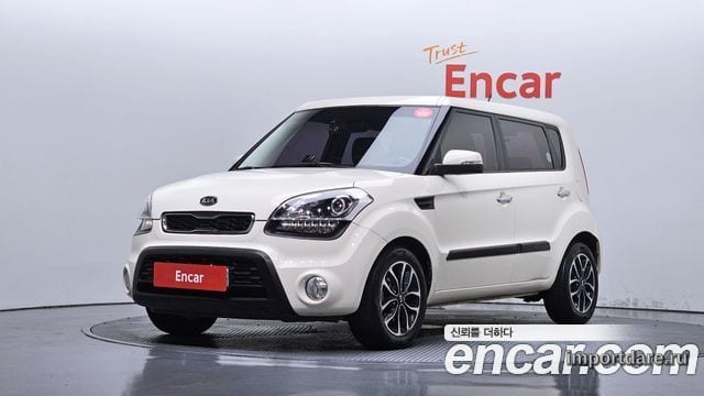 KIA SOUL 2012 — 87 891 км, белый-перламутр, Корея — под ключ — фото 1